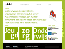 Tablet Screenshot of haai.nl